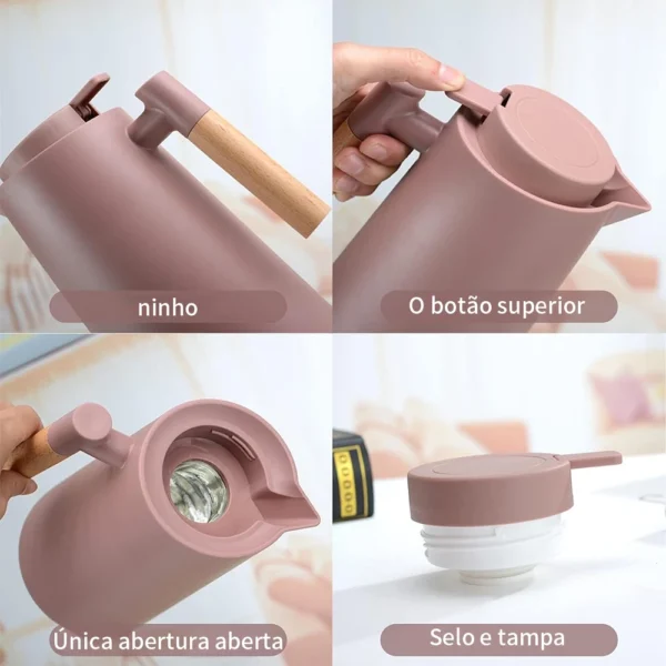 Garrafa Térmica de água, 1 Litro Garrafa Térmica - Imagem 3